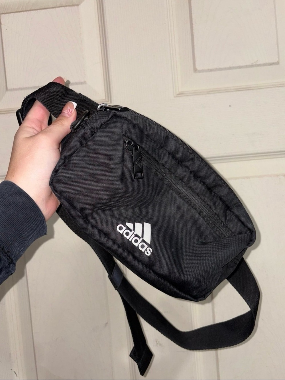 adidas Black Logo Waist Pack